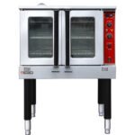 Cookline CV100-SGL Single Deck Full Size Natural Gas Convection Oven - 60,000 BTU - Image 2
