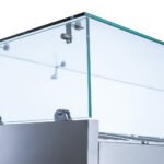 Coldline PDR-80W-SG 80" Two Door Refrigerated Pizza Prep Dough Retarder with Refrigerated Glass Topping Rail - Image 7