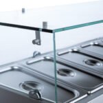 Coldline PDR-60-SG 60" Refrigerated Pizza Prep Dough Retarder with Refrigerated Glass Topping Rail - Image 5