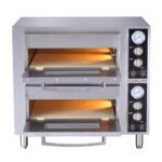 Cookline CPO-2D Double Deck Countertop Pizza Oven with Two Independent Chambers, 240V - Image 3