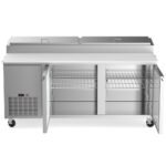 Coldline CPT-72 71" Refrigerated Pizza Prep Table - 9 Pans - Image 5
