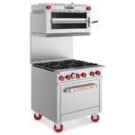 Cookline CSM-36-RM 36" Dual Control Infra-Red Salamander Gas Broiler with 36" Range Mounting Kit - Image 4