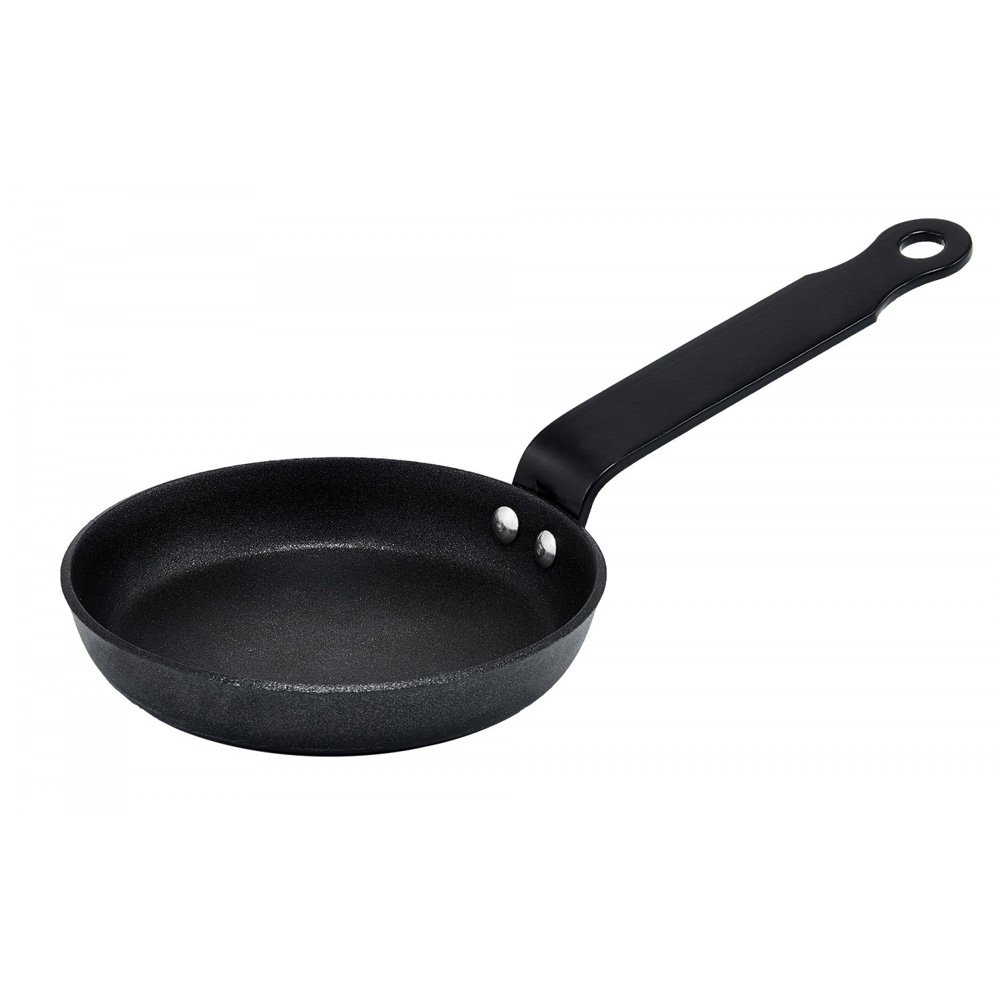 cspp-4e_ipcfmthhcjclqi4y.jpg Winco CSPP-4E 4-3/4" Enameled Carbon Steel Paella/Blini Fry Pan - Image 1
