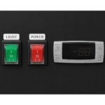 Coldline G3-B 74" Three Glass Door Merchandiser Refrigerator with LED Lighting, Black - Image 5