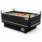 Coldline ISLAND-DT60 62" Open Air Dual Temperature Refrigerator and Freezer Island Merchandiser - Image 2