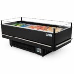 Coldline ISLAND-DT80 82" Open Air Dual Temperature Refrigerator and Freezer Island Merchandiser - Image 2