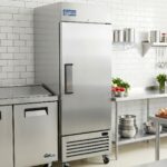 Evercool E-1FE 29" Solid Door Commercial Reach-In Freezer - Stainless Steel