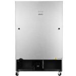 Evercool E-2FE 54" Solid Door Commercial Reach-In Freezer - Stainless Steel - Image 5