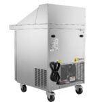 Evercool EMP27 27" Mega Top Refrigerated Sandwich Prep Table with Cutting Board and 12 Food Pans - Image 4