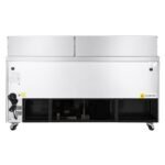 Evercool ESP72 72" Refrigerated Sandwich Prep Table with Cutting Board and 18 Food Pans - Image 5