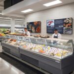 Coldline SDC98-F 102" Refrigerated Fish Display Case with Ice Bin and Drain - Image 2