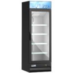Coldline G15-B 26" Glass Door Merchandiser Refrigerator with LED lighting, Black - Image 2