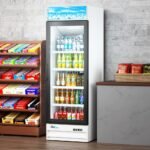 Coldline G15-W 26" White Glass Door Merchandiser Refrigerator with LED lighting