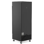 Coldline G28-B 28" Single Glass Swing Door Merchandiser Refrigerator - Black - Image 4