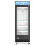 Coldline G28-B 28" Single Glass Swing Door Merchandiser Refrigerator - Black - Image 3