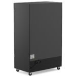 Coldline G53-B 53" Double Glass Swing Door Merchandiser Refrigerator with LED Lighting - Black - Image 4