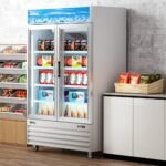 Coldline D53-W 53" Double Glass Swing Door Merchandiser Freezer - White