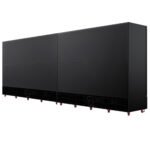 Coldline D8-B 197" Eight Glass Door Merchandiser Freezer with LED Lighting, Black - Image 5