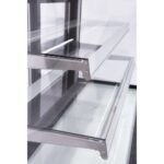 Marchia MB60-B 60" Black Curved Glass Refrigerated Bakery Display Case - Image 4
