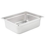 Prepline 1/2 Size 4" Deep Stainless Steel Steam Table / Hotel Pan