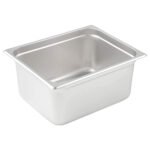 Prepline 1/2 Size 6" Deep Stainless Steel Steam Table / Hotel Pan