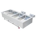 Prepline HFW4 Stainless Steel Four Pan Insulated Drop-In Hot Food Well - 208/240V - Image 2