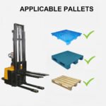 HiLo 3300 Lb. Electric ForkLift Stacker with 98" Lift Height - 115V - Image 2