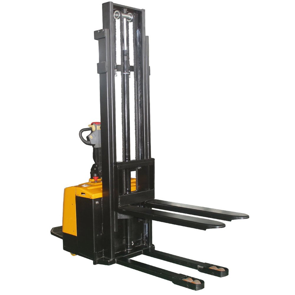 hilo-es.jpg HiLo 3300 Lb. Electric ForkLift Stacker with 98" Lift Height - 115V - Image 1