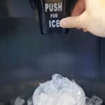 Coldline ICE400-HA-BD150-22 400 lb. Modular Half Cube Ice Machine with Ice Dispensing Bin, Air Cooled - Image 2