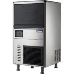 Coldline NU280 26" 280 lb. Commercial Granular Nugget Ice Machine with 110 lb. Ice Bin, Air Cooled