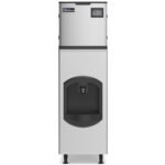 Coldline ICE400-HA-BD150-22 400 lb. Modular Half Cube Ice Machine with Ice Dispensing Bin, Air Cooled - Image 3