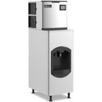 Coldline ICE400-HA-BD150-22 400 lb. Modular Half Cube Ice Machine with Ice Dispensing Bin, Air Cooled