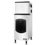 Coldline ICE550-HA-BD250-30 550 lb. Modular Half Cube Ice Machine with Ice Dispensing Bin, Air Cooled