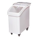 Prepline 22 gal Mobile Ingredient Storage Bin - 540 Cup Capacity with Sliding Lid