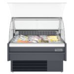 Coldline SDC48-F 48" Refrigerated Fish Display Case with Ice Bin and Drain