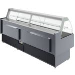 Coldline SDC98-F 102" Refrigerated Fish Display Case with Ice Bin and Drain - Image 5