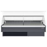 Coldline SDC98 102" Refrigerated Curved Glass Meat Deli Case with Rear Storage - Image 4