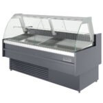 Coldline SDC72-F 72" Refrigerated Fish Display Case with Ice Bin and Drain - Image 3
