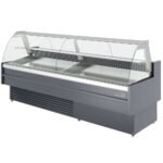 Coldline SDC98-F 102" Refrigerated Fish Display Case with Ice Bin and Drain - Image 4