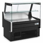 Coldline LDC48 48" Refrigerated Flat Straight Glass Meat Deli Case with Rear Storage