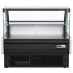 Coldline LDC48 48" Refrigerated Flat Straight Glass Meat Deli Case with Rear Storage - Image 2