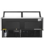 Coldline LDC98-F 102" Refrigerated Flat straight Glass Fish Display Case with Ice Bin and Drain - Image 3