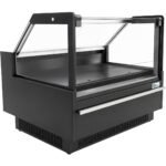Coldline LDCD52 52" Deep Depth Refrigerated Flat Straight Glass Meat Deli Case with Rear Storage - Image 2