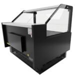 Coldline LDCD52 52" Deep Depth Refrigerated Flat Straight Glass Meat Deli Case with Rear Storage - Image 4