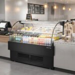 Marchia USTAR60G 60" Black Low Profile Open Air Cooler Grab and Go