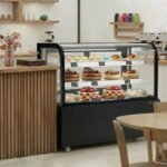 Marchia MB60-B 60" Black Curved Glass Refrigerated Bakery Display Case