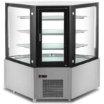 Marchia MBT-ST-C Corner Refrigerated Bakery Display Case - Image 5