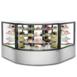Marchia MBT-ST-C Corner Refrigerated Bakery Display Case - Image 7