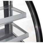 Marchia MBT36 36" Curved Glass Refrigerated Bakery Display Case, High Volume - Image 6