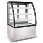 Marchia MBT36 36" Curved Glass Refrigerated Bakery Display Case, High Volume - Image 2